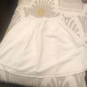 Express size four white skirt.